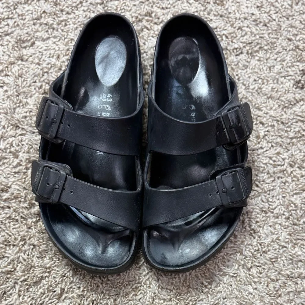 Birkenstock Black Slide on Sandals